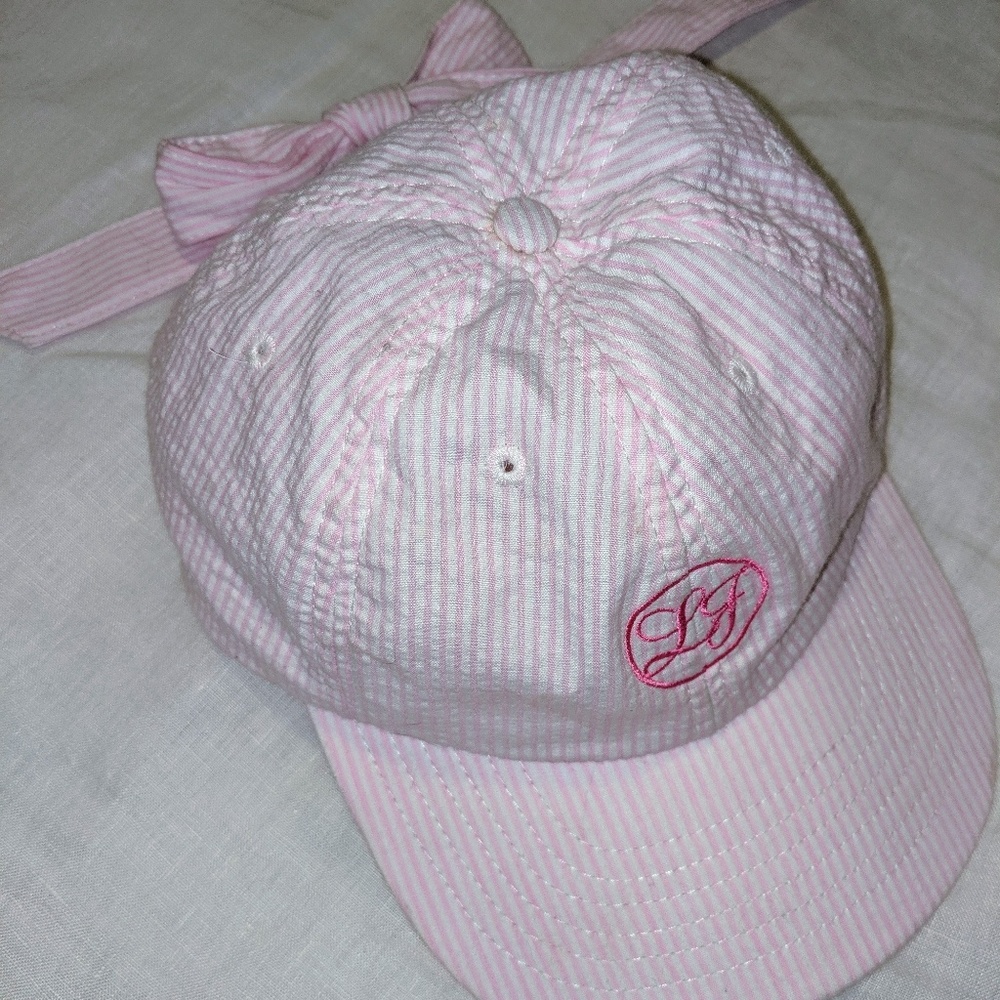 Lauren James Seersucker Cap